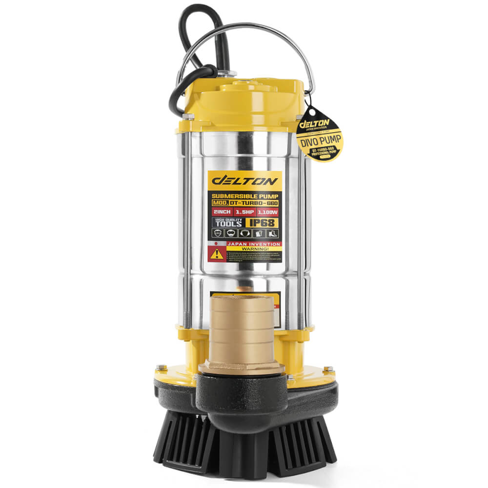 ปั๊มจุ่ม DELTON รุ่น DT-TURBO-660 ขนาด 2 นิ้ว 1.5HP 1,100W
